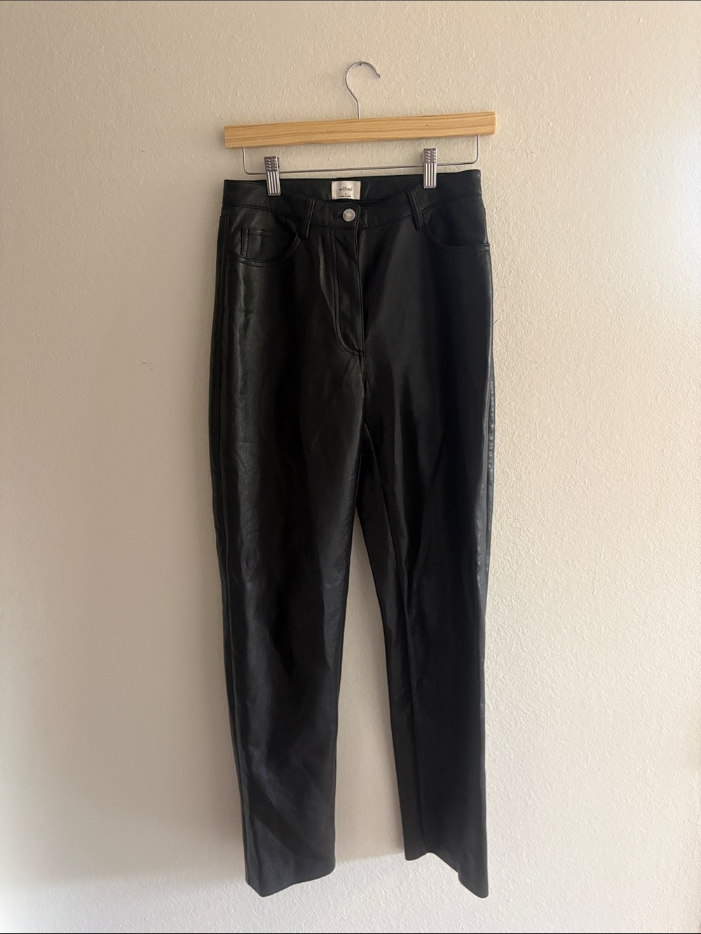 Aritzia Wilfred Faux Leather Pants